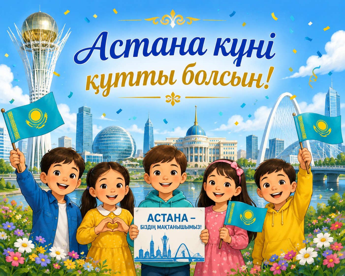 ✨ Астана күні құтты болсын! 🏙️💙
